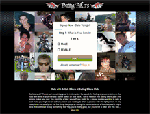 Tablet Screenshot of datingbikers.co.uk